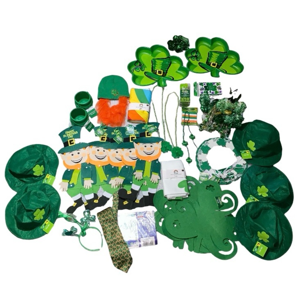 St Patrick’s Day Decor Bundle Lot Seasonal St Patty’s Day